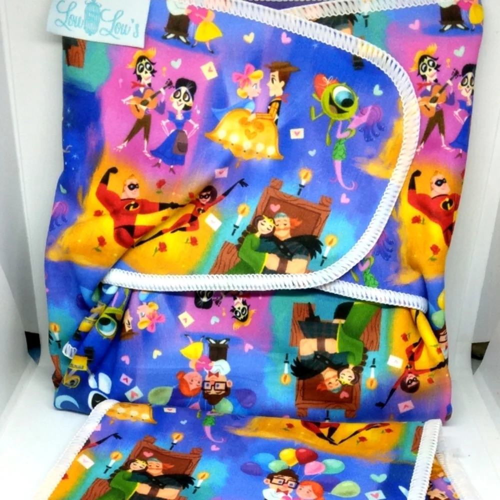 Disney movies cloth diaper preflat